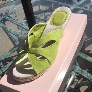Cold water Creek Summer Wedge Espadrilles